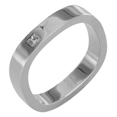 bague grise gravé