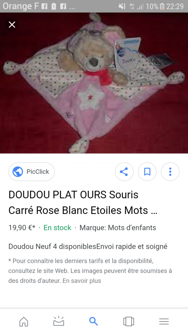 Doudou de cloé