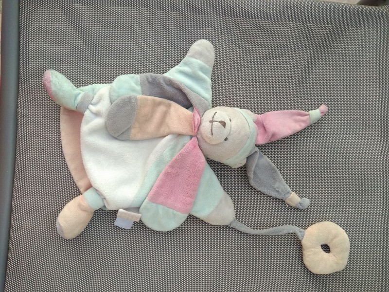 doudou multicolore en tissu LE HAVRE OCTEVILLE SUR MER