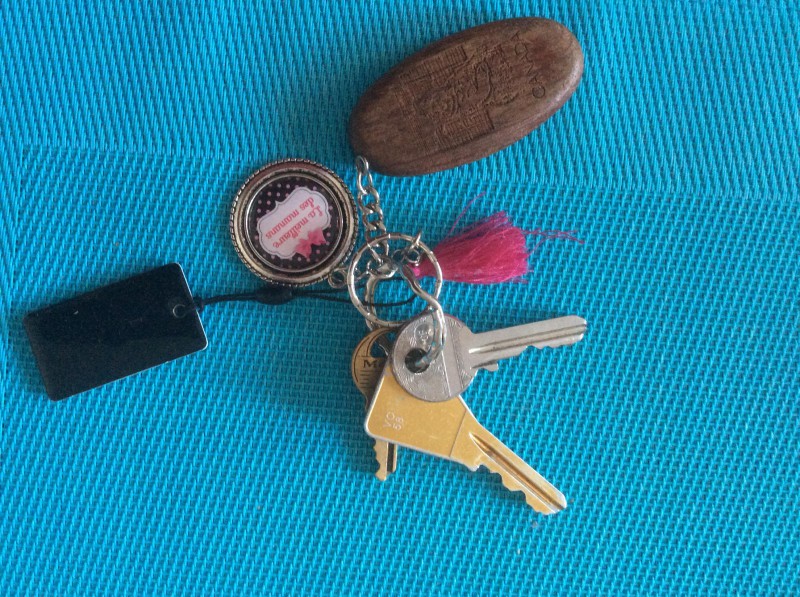 trousseau de clés trouvé au Vieux Talant