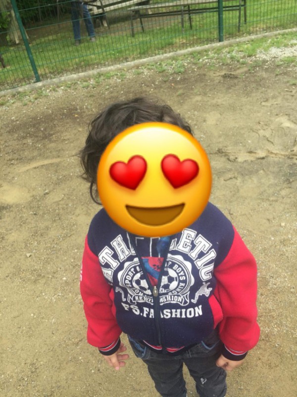 Perdu veste + tétine