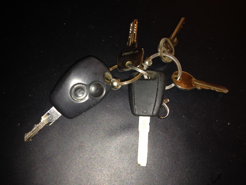 Trouvé trousseau de clés voiture/domicile Fort Bloqué 56