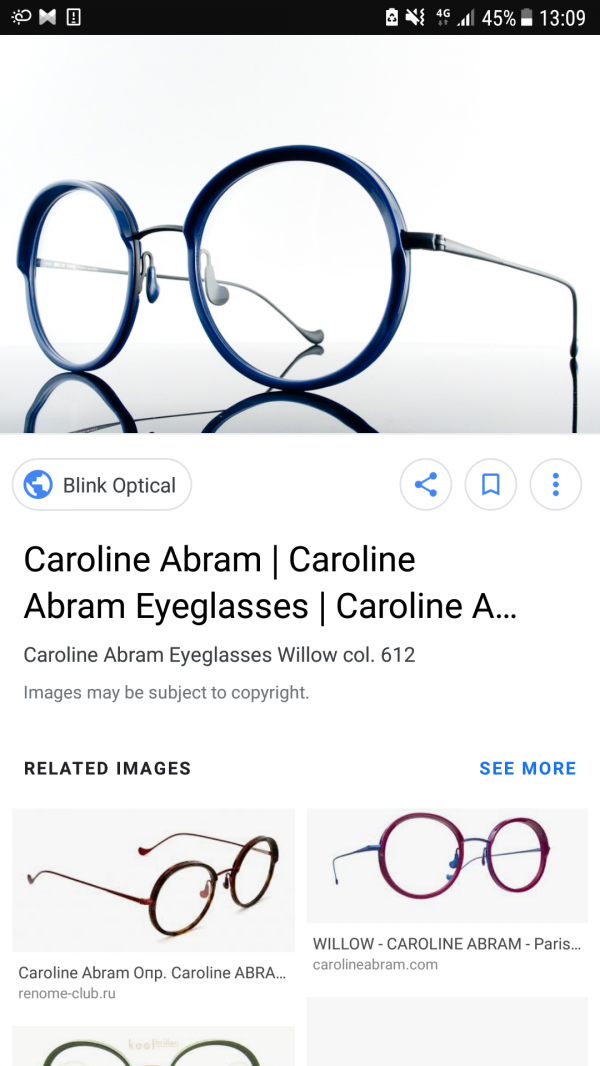 Perdu Lunettes de vue rondes