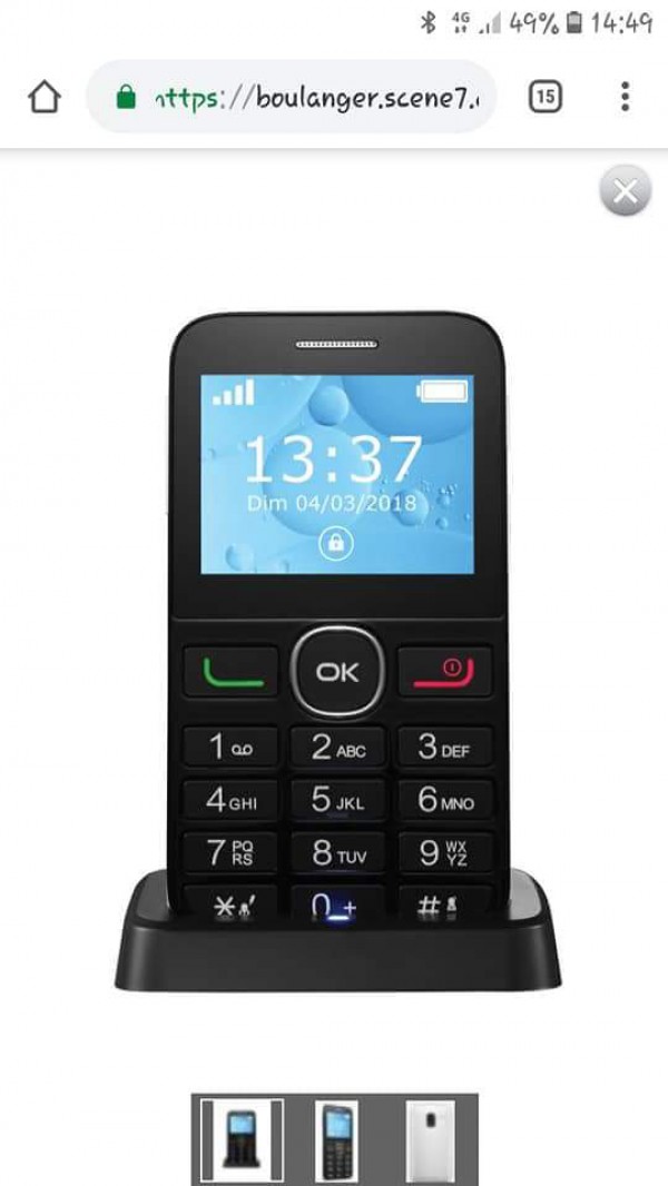 Téléphone portable seniors