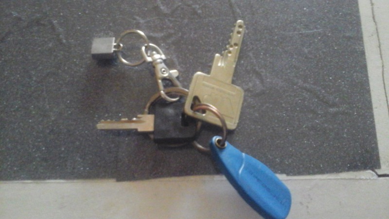 Trousseau de clefs d'apartement
