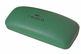 Etui à lunettes vert lacoste + lunettes dedans