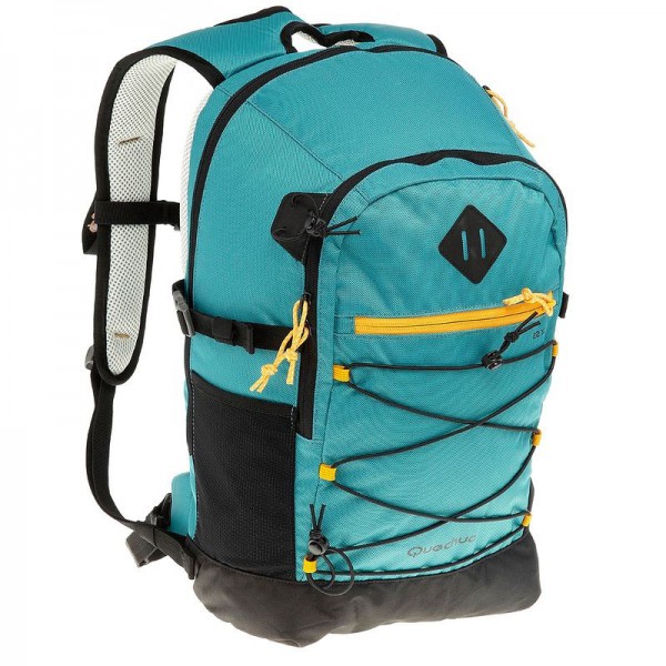 sac a dos bleu turquoise vert .