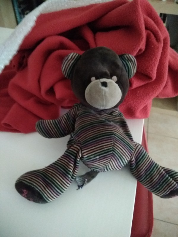 Doudou perdu p'tit gars super triste...
