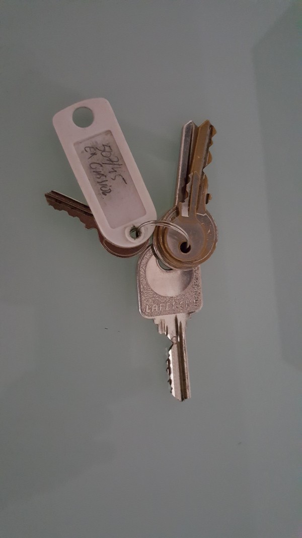 Trouvé des clés dans le gazon proche de l'hôtel campanil du technopole de metz