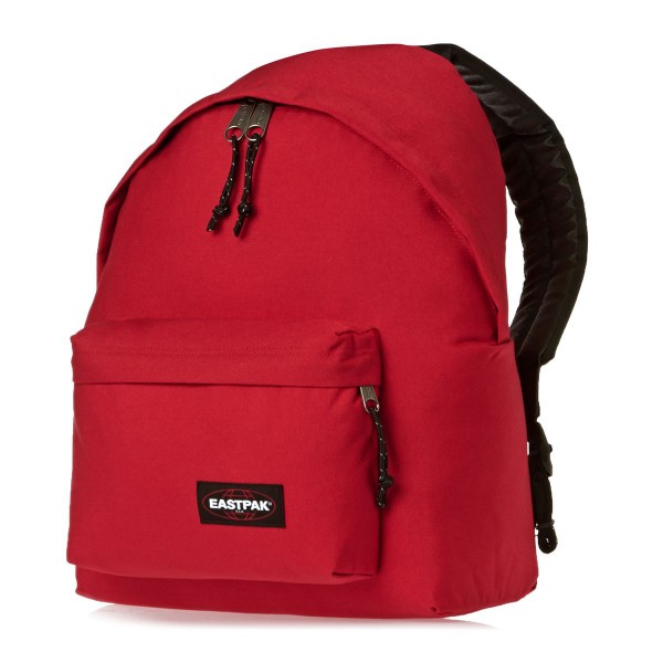 Perdu Sac à dos Eastpak Rouge et noir contenant des habits