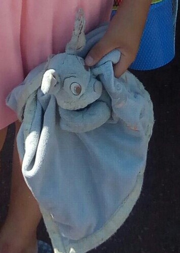 Doudou lapin de ma fille