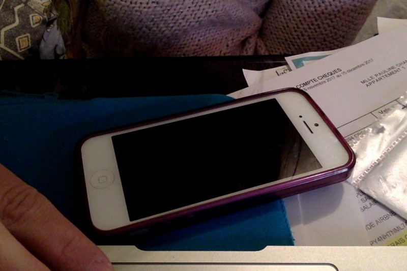 iPhone 5 coque violette