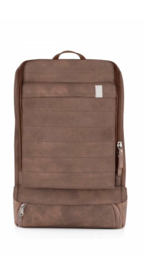 Sac à dos en cuir à perouges