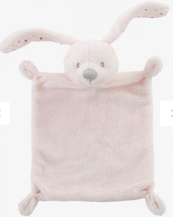 Doudou lapin rose