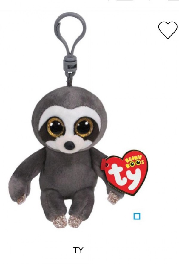 Une peluche en porte clef