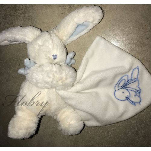 Lapin blanc de la marque doudou et compagnie