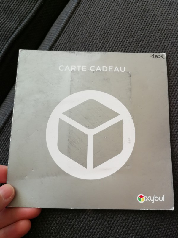 carte-cadeau Oxybul pour Mathias