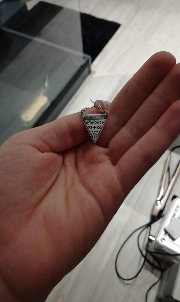 Boucle d'oreille argent, Saint-Étienne, alentours Carnot