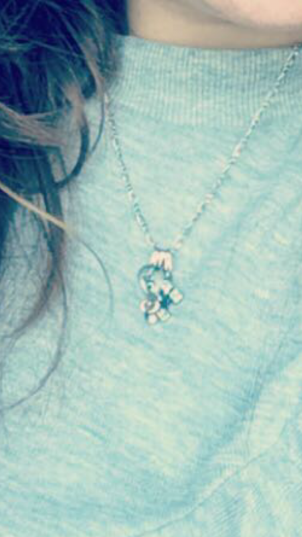 Perdu un collier avec 3 pendentifs (croix, coeur et clé de sol) à Chartres au McDo du Carrefour en face de Chartrexpo ou sur le parking du Mcdo