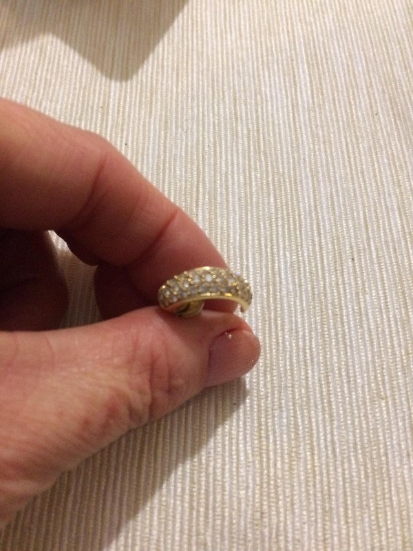 1 Boucle d oreille or et diamant
