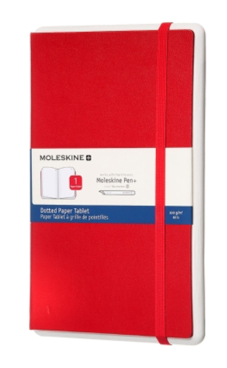 Perdu Moleskine Pen+ Cahier rouge rigide, promenade Juan les Pins