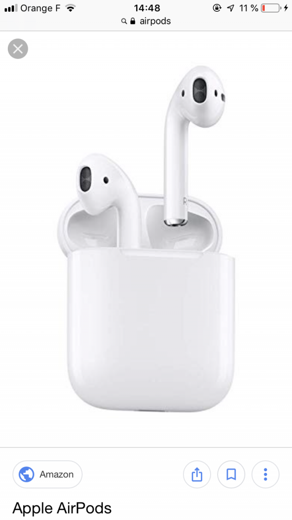 Perdu AirPods dans le train