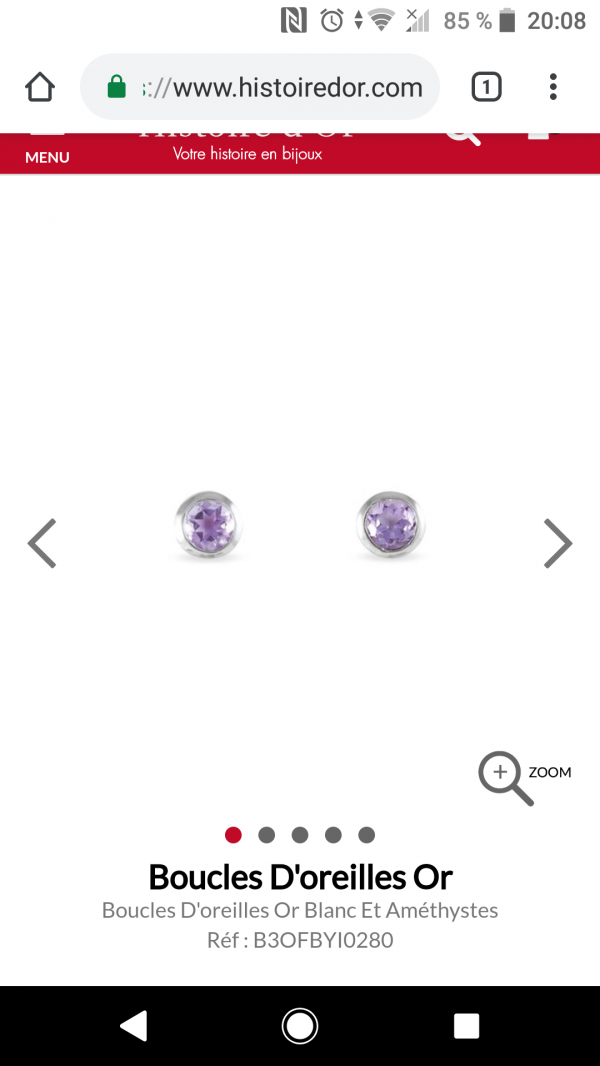 Boucles d'oreilles enfants et passeport