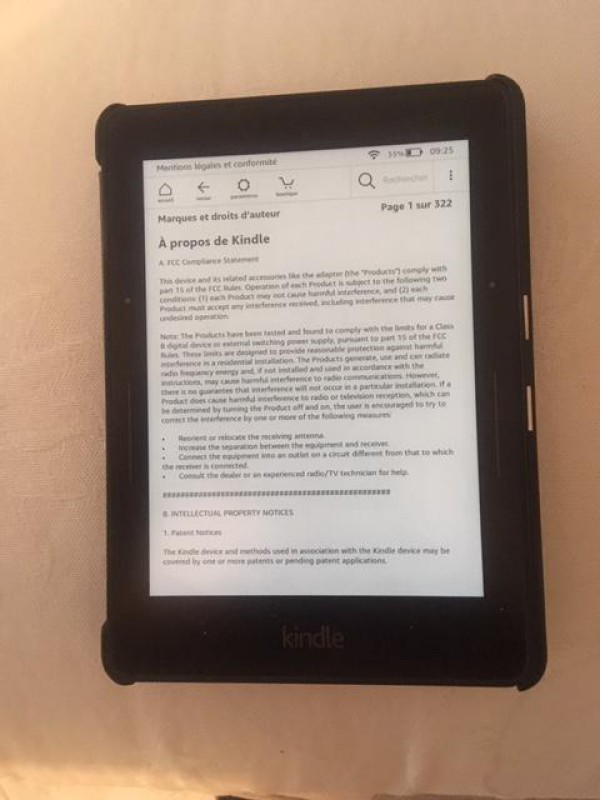 Perdu liseuse Kindle avec coque protection