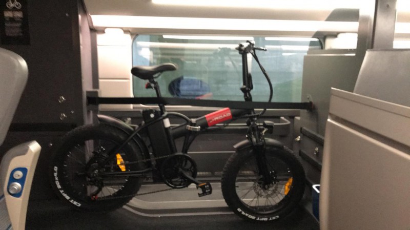 Fat bike mini noire E-Road
