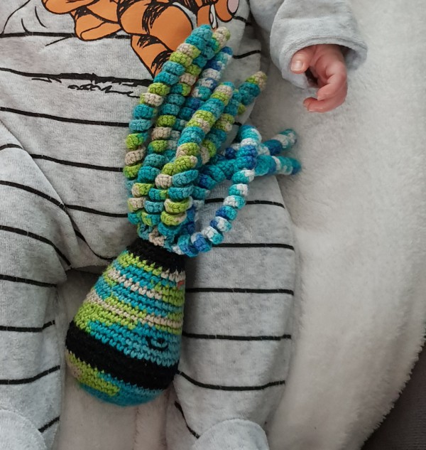 Petite pieuvre bleu