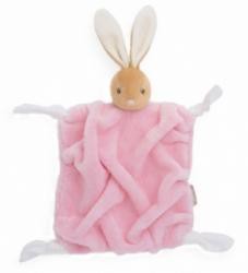 Doudou lapin kaloo rose