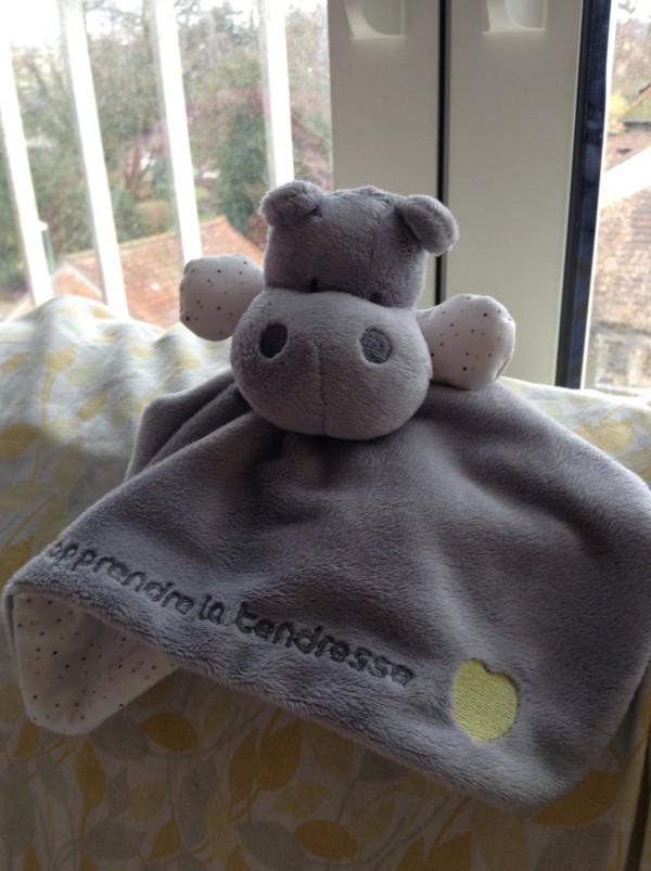Perdu Doudou Hippopotame Obaibi