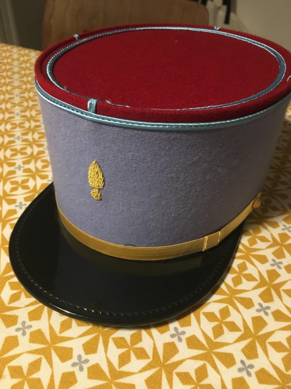 Casquette de sous-officier de l'armée (indication "EVSO Hardy")