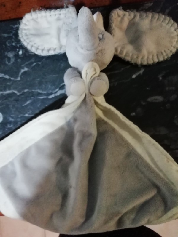 doudou éléphant trouvé devant chu hotel dieu 28/02/19
