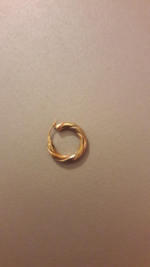 Perdu boucles d'oreilles créole