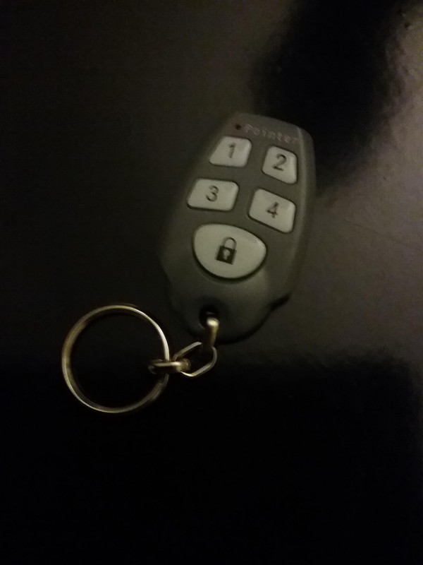 Trouvé porte clé télécommande pour portail