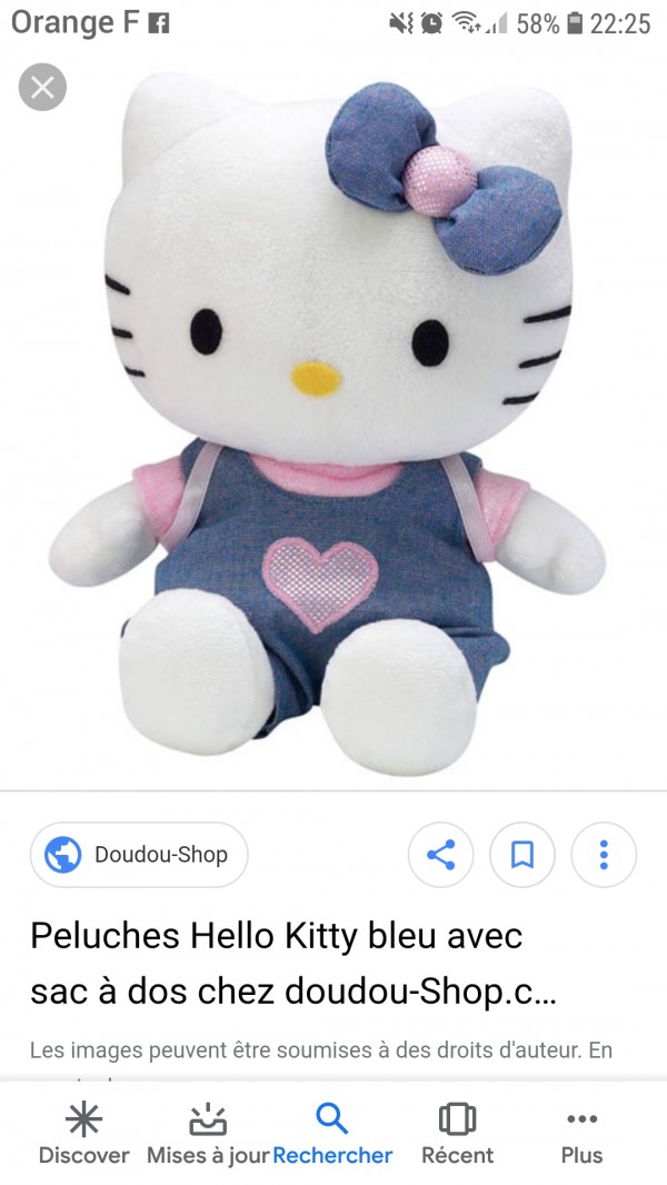 Doudou hello kitty