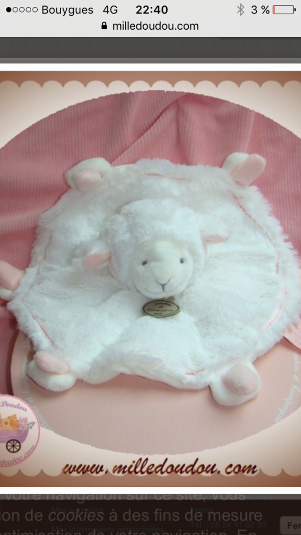 Perdu doudou mouton