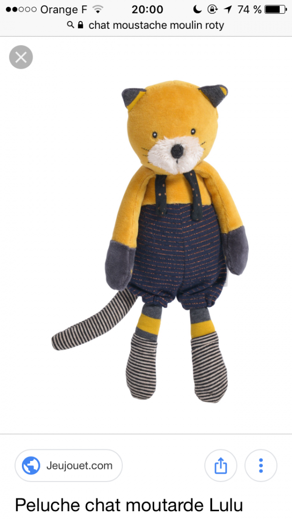 Perdu doudou chat