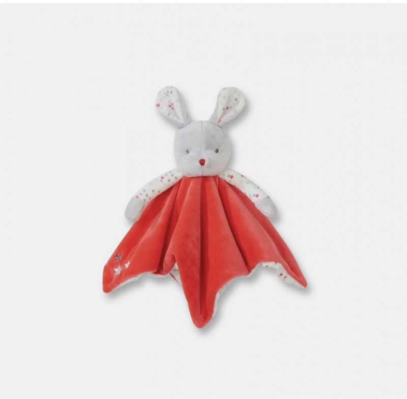 Perdu Doudou souris plate rose