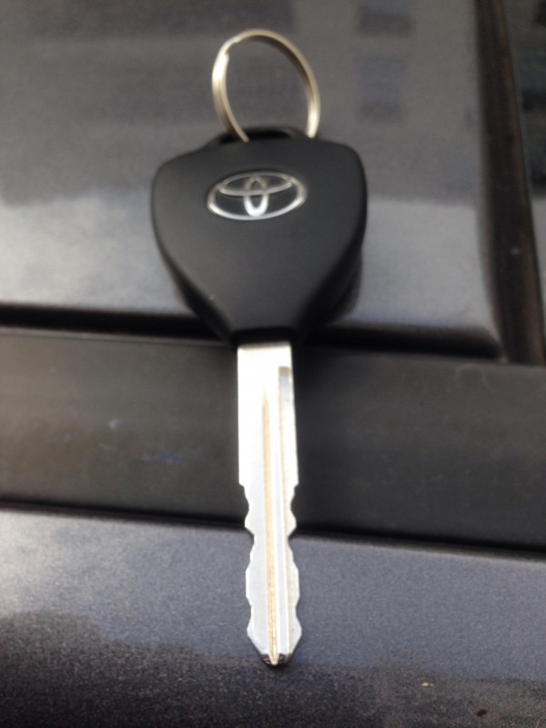 Clé de voiture Toyota, perdu vers 19h entre la rue Bertin Poirée et rue des Lombards vers 19h le 08/04/19