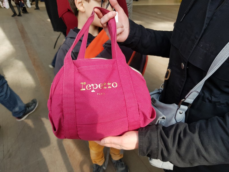 Petit sac rose repetto
