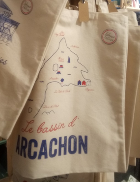 Perdu sac en tissu avec appareil photo dans train d'Arcachon a Bordeaux