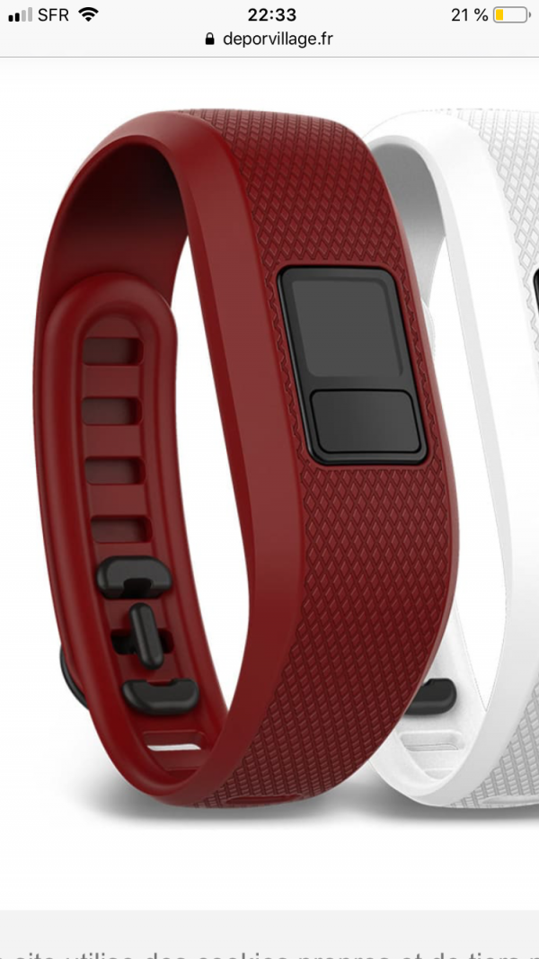 Bracelet connecté rouge