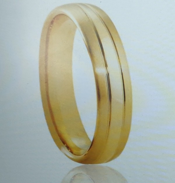 Bague alliance homme or jaune
