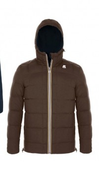 Perdu veste doudoune Kway bordeaux