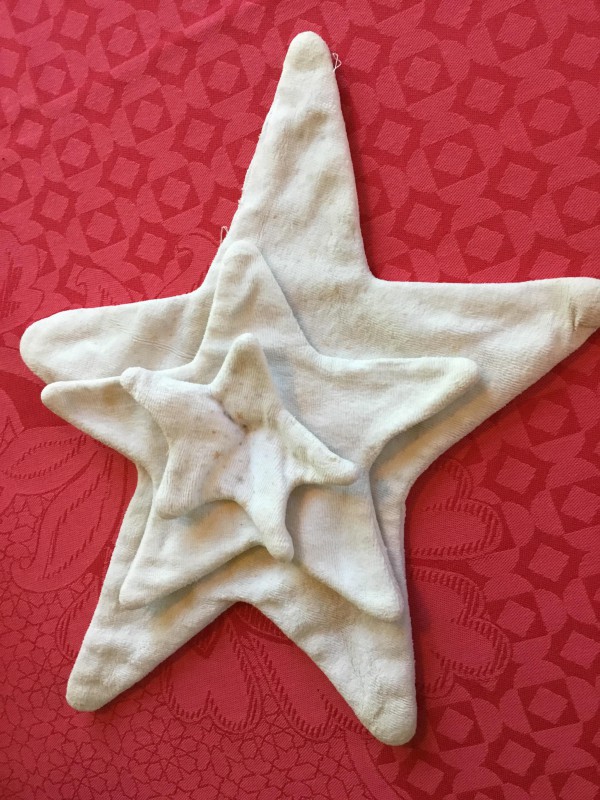 Doudou étoiles blanc porquerolles