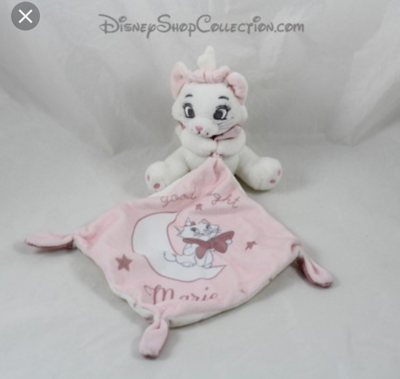 Perdu doudou plat ( Marie des aristochats)de mon bébé à la Tranche sur Mer