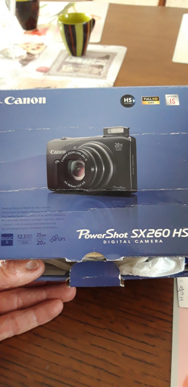 Appareil photo Canon powershot sx260 hs noir