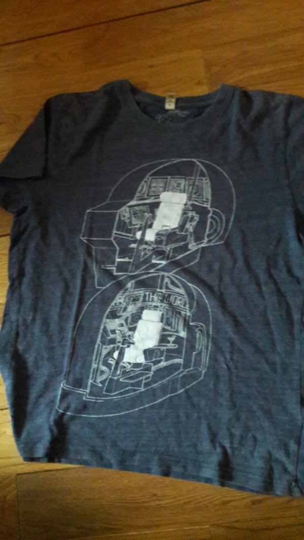 T shirt Daft Punk bleu turquoise (foncé) de la marque Narmol